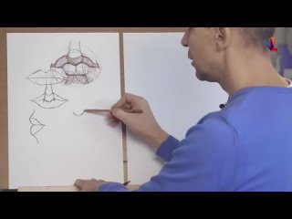 alexander ryzhkin. how lips are usually drawn and how to draw correctly.